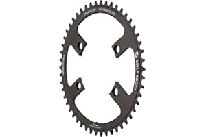 Wolf Tooth: 110 BCD Asymmetric 4-bolt for Shimano Cranks 50t - Black - Black - 50t