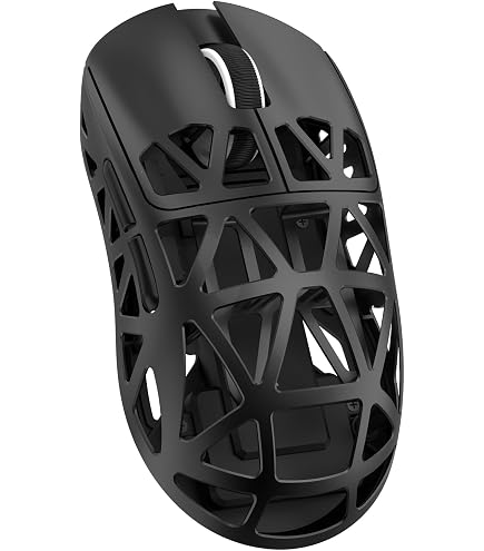 Mouse Gaming Wireless GravaStar Mercury M2 – 26000 DPI, RGB, 79g, PAW3395