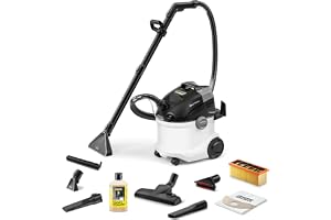 Kärcher matt- och textiltvätt SE 6 Signature Line, 2-i-1 system: integrerat spray- och sugsystem, golvmunstycke med fäste för