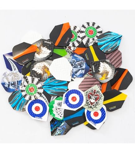 Deetenks 110-teiliges Dart Flights Set - 22 Verschi Produktbild-Vorschau 5