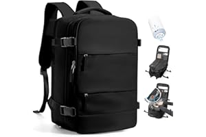 SZLX Sac à Dos Sous Vide Voyage 40x30x20 avec pompe Bagage Cabine Ryanair Wizz air Sous Vide Baggage Cabine 40x20x25 pour Ryanair Bagage à Main 45x36x20 Easyjet Sac Ordinateur Portable Femme Homme