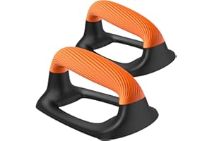 Kipika Push Up Bars, Pushup Stands With Thickened Soft Plastic Handle, Stable and Non-Slip Base, Push up Handles Perfect for Floor Strength Training