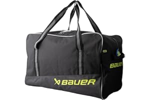 Bauer Hockey Core Sac de transport '24 Noir/fluo, Junior/Medium (81,3 x 45,7 x 40,6 cm)
