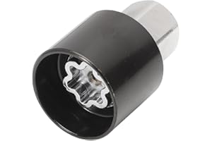 XICIKI Anti Theft Car Locking Wheel Nut Key 198 or V Replacement Security Master, Locking Wheel Nut Key Anti-Theft Security Nut for Vauxhall Opel Corsa Vectra Merivia Saab GM Adam Zafira