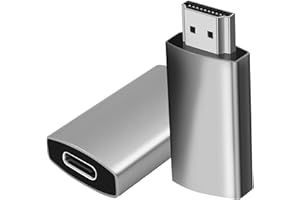 COALWOP USB C to HDMI Female to HDMI Male Adapter 4K@60Hz HDR Video Converter with Thunderbolt 3/4 Support Compatible with Steam Deck iPhone 16 15 MacBook iPad Pro Surface Samsung 1 Pack