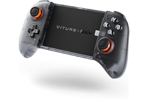 VITURE x 8BitDo Ultimate Mobile Gaming Controller - 1er Mondial Pour Lunettes XR | USB-C Latence Min, Sticks Effet Hall, Jeu+Charge, Perf Pro Android