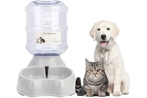 Old Tjikko Pet Water Dispenser,Cat Water Bowl,Dog Water Bowl Automatic,Large Automatic Drinking Fountain for Cat Dog,3.8L