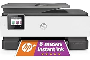 HP Impresora Multifunción HP OfficeJet Pro 8022e - 6 meses de impresión Instant Ink con HP+