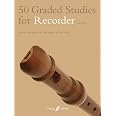 50 Graded Studies For Recorder - Livre D’Études Progressives Pour Flûte à Bec | Apprentissage Structuré