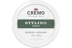 ‎CREMO CREMO - Barber Grade Hair Styling Cream For Men | Medium Hold & Medium Shine | 113g