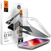 Spigen EZ Fit Pro Privacy Screen Protector [2P] for iPhone 18 Pro Max | 10H+ Hardness, Installation Kit, Anti-Spy, Case Frien