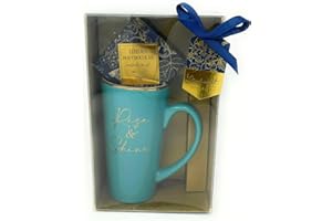 TILZ GEAR Hot Chocolate Gift Set With Mug - Christmas Hot Chocolate Gift Set, Hot Chocolate Sachets & Tall Hot Chocolate Mug Gift Set, Hot Chocolate Set Christmas Gifts For Women Men Adult