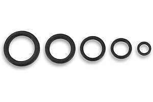 Bank Tackle Rig Rings. 2mm, 3.1mm, 3.7mm, 4.4mm and 5.3mm Available. Carp Fishing Terminal Tackle Matt Black