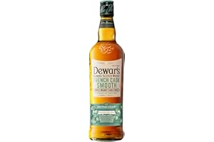Dewar's French Smooth 8 Year Old Blended Scotch Whisky, 40% ABV, 70cl / 700ml, Acabado en Barricas de Brandy de Manzana