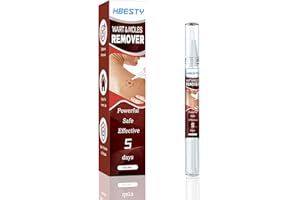 HBESTY Wart Remover Pen, Effective Treatment of Warts, Skin Tag Removal Pen for Face, Body and Hands - Suitable for All Skin Types