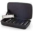 Hohner Harmonicas Pack - 7 Diatonic Initiation C-D-E-F-G-A-Bb, Black, Stainless Steel