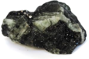 REIJU Reiki Healing Energy Charged Raw Emerald Crystal Piece 3.5 cm (Beautifully Gift Wrapped)