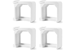 35 mm DIN-skena adapter - monteringsfäste för Shelly EM, installationstillbehör för DIN 35 x 7,5 mm standardskena, för fördelare och kontrollskåp, lätt att organisera (4x)