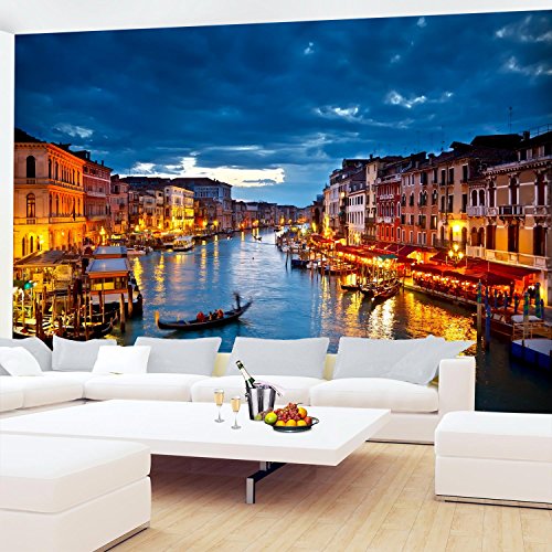 Fototapete Venedig 352 x 250 cm – Vliestapete – Wandtapete – Vlies Phototapete – Wand – Wandbilder XXL – !!! 100% MADE IN GERMANY !!! Runa Tapete 9038011c - 4