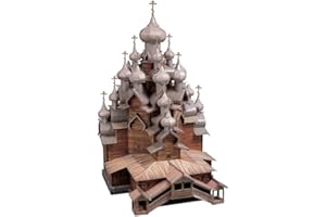UMBUM Keranova 151 Clever Paper Historic Buildings The Church of Transfiguration (Kizhi Island) Puzzle 3D, 34 x 25 x 38 cm, skala 1/100, wielokolorowe