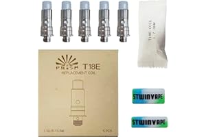 ZCoil for INNOKIN Prism T18E Coil 1.7 ohm Endura T22 T18E Pro Coils for Endura Endurance T18E T22E T18 V2 II 2 Mini X Tank Kit Pack of 5