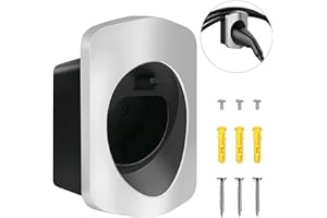 JULIK Typ 2 Wandhalterung Wallbox EV Ladegerät Halterung Wandhalter Typ 2 Ladekabel Halter Kabelhalterung für E Auto Ladestation Kompatibel mit EU-konformen Typ 2 Ladestecker für Elektrofahrzeuge