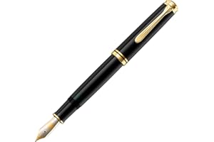 Pelikan Premium Stylo plume de luxe Souverain M1000 Pointe Moyenne Noir