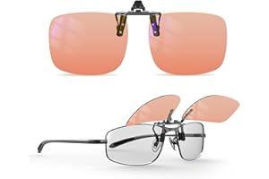 Goiteia Unisex Blue Light Blocking Fitover&Clip-ons