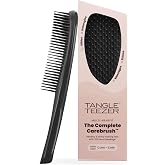Tangle Teezer Complete Carebrush Fine Sa&ccedil; Bakım Fır&ccedil;ası Kıvırcık ve Bukleli Sa&ccedil;lar İ&ccedil;in D&uuml;ğ&uuml;mleri Nazik&ccedil;e A&ccedil;ar, Sa&ccedil; Derisine 