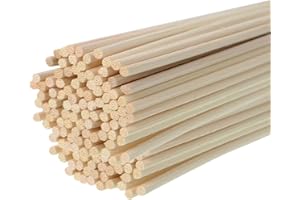 EODKSE 100pcs Varillas Difusoras para SPA, Hogar, Oficina y Dormitorio - Recambios de Madera, Fibra y Lámina de 20cm x 3mm para Reemplazo de Difusor, ¡Mejora tu Ambiente con Facilidad!