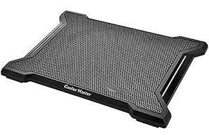 Cooler Master NotePal X-SLIM II Laptop Cooling Pad 'Silent 200mm Fan, Egonomic Design, Supports up to 15.6" laptops' R9-NBC-XS2K-GP