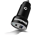 Honeywell Micro CLA 83W PD Smart Car Charger, 65W Type C PD & 18W USB A Port, Ultra-Fast Charging, Compatible with All Car for iPhone, Smartphones, Laptops, Tablets, 3 Years Manufacturer Warranty