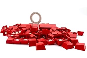 LZH-LP 104 tasti, compatibili con interruttori MX Doubleshot Support, illuminazione a LED, in ABS, profili OEM per il gioco fai da te, tastiera meccanica, rosso