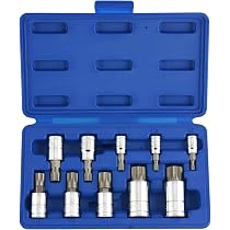 Awang XZN Steckschlüssel-Set – 10-teilig, 1/4–1/2 Zoll, S2-Stahl, Mit Aufbewahrungskoffer