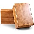 Bamboo Yoga Blocks Bricks, Handstand Block, Support Bricks to Deepen Poses, Improve Strength and Aid Balance and Flexibility, Non-toxic, Odorless, and Water-Resistant