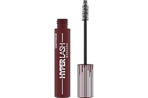 Catrice Hyper Lash Mascara 030 Burgundy Bliss, volumen alargador, rojo burdeos, pestañas definidas con cepillo de fibras, natural o dramático, 11ml