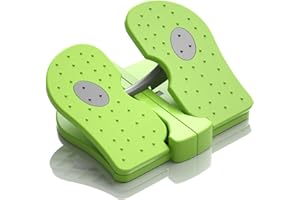 EQULUP Escalera Paso A Paso, Máquina Paso A Paso para Pies Mini Entrenador Paso A Paso Plegable Fitness Paso A Paso para Oficina En Casa