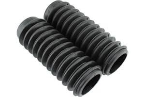 FINMOKAL 2 Stück passend für Honda CB CL 450-750 Motorrad-Gabelmanschetten Stiefel Gummiabdeckungen