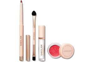 SHEGLAM Lip Dazzler Kit de paillettes longue durée pour les lèvres Gloss Sexy Super Stay Non-Stick Shiny Liquide Rouge à lèvres Y2K Tapis rouge