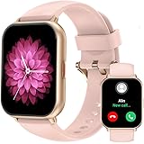 RUIMEN Smartwatch Donna Chiamate Bluetooth Musica Orologio Sportive Contapassi da Polso Cardiofrequenzimetro Saturazione Ossi