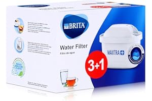 ‎BRITA BRITA Maxtra + 3 + 1 Filterkartuschen, kompatibel Karaffen, die Kalk und Chlor reduzieren, Kunststoff, weiß