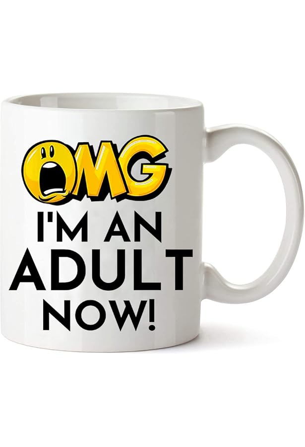 18th Birthday Presents For Girls Or Boys OMG I'm An Adult Mug