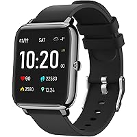 IDEALROYAL Smartwatch Smart Watch Sport Pedometro Monitoraggio del sonno Cardiofrequenzimetro Orologio Impermeabile per iOS A