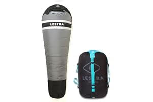 Lestra Outdoor -­ Greenland – Sac de Couchage Froid Extrême – T° Limit Confort -11 °C – Chaleur & Confort – Adulte – 225 x 80 – 1.9 kg Multicolore