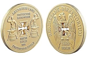 Pinicecore Alemán Cruz Moneda De Oro Chapados En Oro Monedas Conmemorativas Regalos De Recuerdo