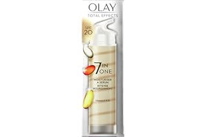 Olay - Total Effects 7 w 1, krem nawilżający + wielofunkcyjna serum przeciwstarzeniowe, skoncentrowana formuła, współczynnik ochrony przeciwsłonecznej: 20