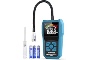 Detector de Gas, Detector de Gas Autocaravana Portátil DURFICST, Utilizado para Medir Gas Natural, Gas Licuado de Petróleo, Gas de Carbón y Otros Gases Combustibles con Alarma de Gas