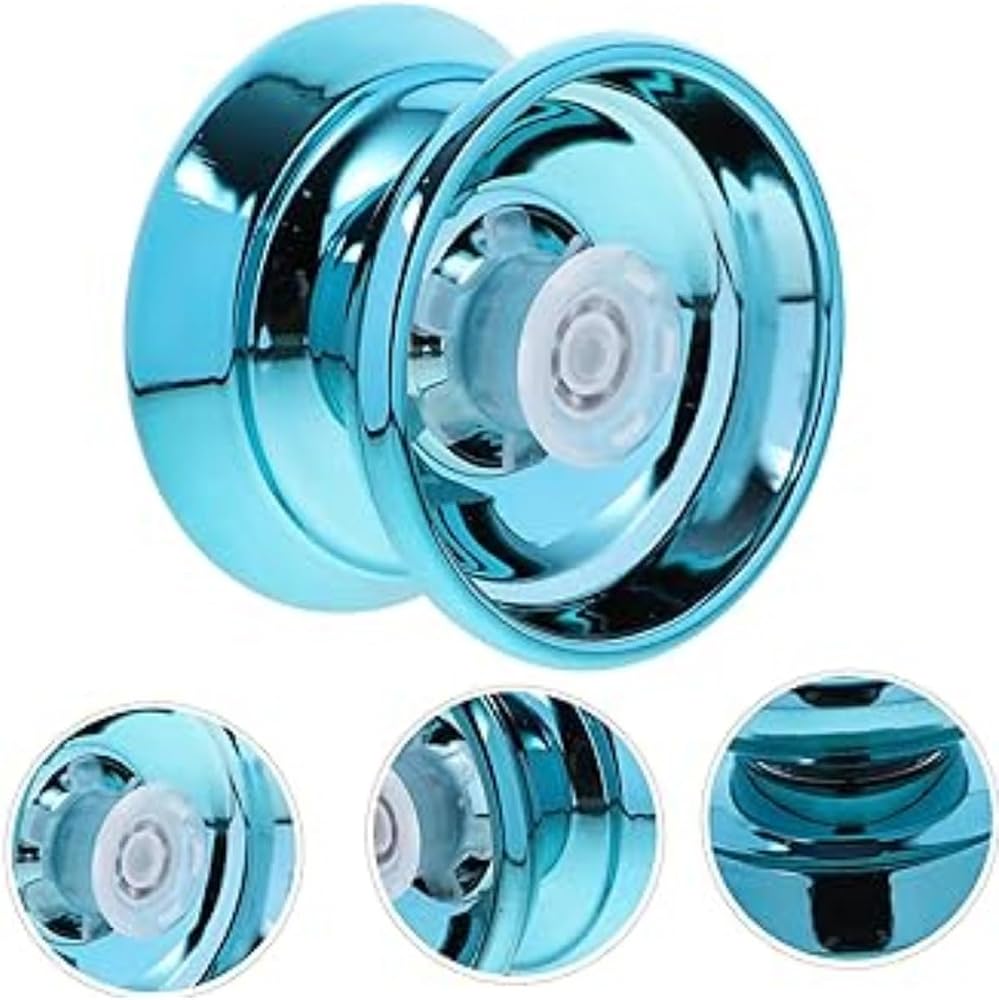 Lrs Store Metal Yoyo Oyuncak Extra Rulmanlı Profesyonel Yo-Yo Oyuncağı Unresponsive Yoyo Mavi