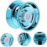 Lrs Store Metal Yoyo Oyuncak Extra Rulmanlı Profesyonel Yo-Yo Oyuncağı Unresponsive Yoyo Mavi