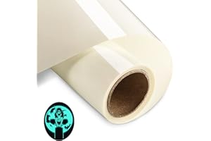 KOOMOONY HTV Heat Transfer Vinyl Rolls - 12In x 10Ft Blue, Permanent Vinyl for Cricut & Cameo Heat Press Machine, Easy Cut & Weed Heat Transfer Vinyl DIY on T-Shirts Canvas Bag ect